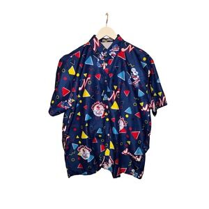 Nashville Sounds Vintage BWM Global Mens XL Button Up Logo Pattern MiLB MLB